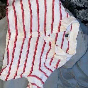 cropped target shirt